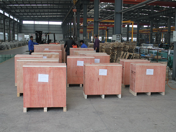 Packed generators ready for dispatch